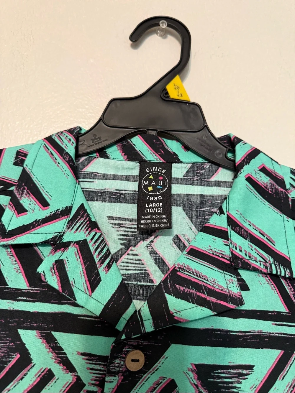 Kids Mint Geometric Matching Set - Short Sleeve Shirt & Shorts